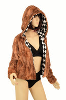 Minky Faux Fur Short Jacket - Coquetry Clothing