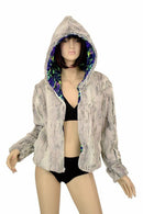 Minky Faux Fur Short Jacket - Coquetry Clothing