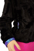 Minky Faux Fur Short Jacket - Coquetry Clothing