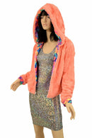 Minky Faux Fur Short Jacket - Coquetry Clothing