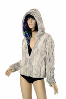 Minky Faux Fur Short Jacket - Coquetry Clothing
