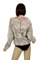 Minky Faux Fur Short Jacket - Coquetry Clothing
