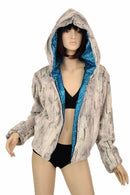 Minky Faux Fur Short Jacket - Coquetry Clothing