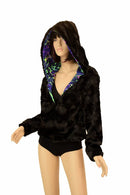 Minky Faux Fur Short Jacket - Coquetry Clothing