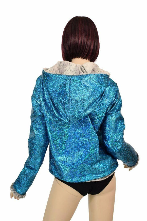 Minky Faux Fur Short Jacket - Coquetry Clothing