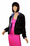 Minky Faux Fur Short Jacket - Coquetry Clothing