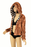 Minky Faux Fur Short Jacket - Coquetry Clothing