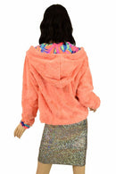 Minky Faux Fur Short Jacket - Coquetry Clothing