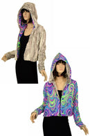Minky Faux Fur Short Jacket - Coquetry Clothing