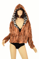 Minky Faux Fur Short Jacket - Coquetry Clothing