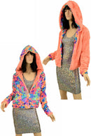 Minky Faux Fur Short Jacket - Coquetry Clothing