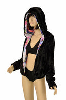 Minky Faux Fur Short Jacket - Coquetry Clothing