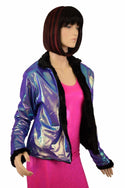 Minky Faux Fur Short Jacket - 8