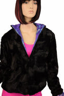 Minky Faux Fur Short Jacket - 12
