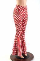 Minnie Polka Dot Bell Bottom Flares - Coquetry Clothing
