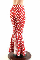 Minnie Polka Dot Bell Bottom Flares - Coquetry Clothing