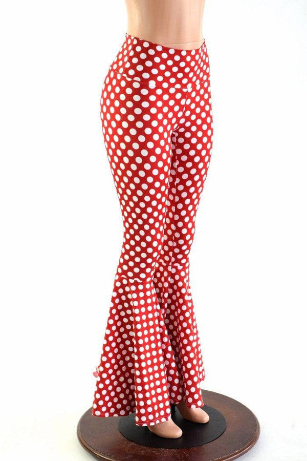 Minnie Polka Dot Bell Bottom Flares - 5
