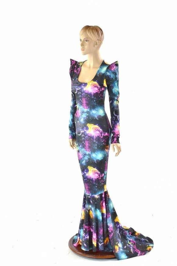 Miss Universe Puddle Train Gown - Coquetry Clothing