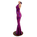 Monroe Halter Bell Bottom Flare Catsuit - Coquetry Clothing