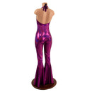 Monroe Halter Bell Bottom Flare Catsuit - Coquetry Clothing