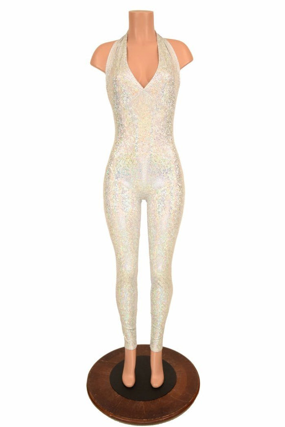 "Monroe" Halter Top Catsuit - Coquetry Clothing