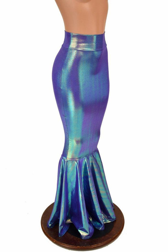 Moonstone High Waist Mermaid Skirt - Coquetry Clothing