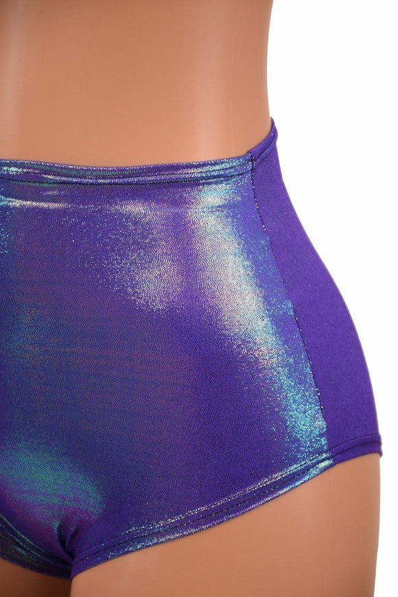 Moonstone High Waist Siren Shorts - Coquetry Clothing