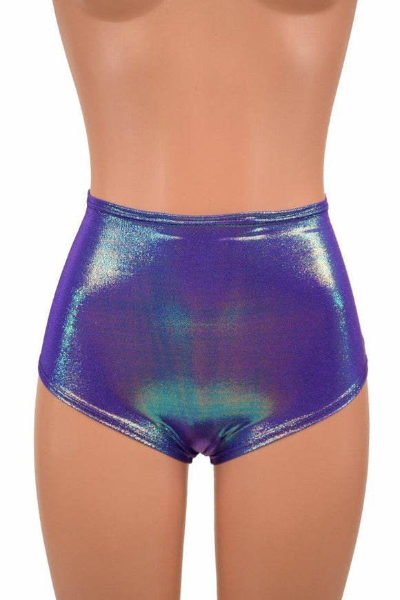 Moonstone High Waist Siren Shorts - Coquetry Clothing
