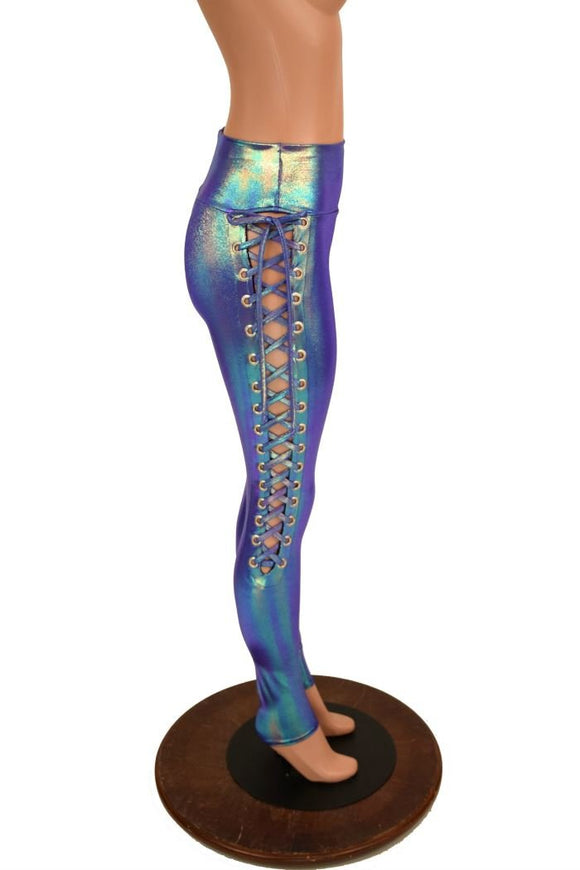 Moonstone Lace Up Leggings - Coquetry Clothing