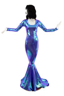 Moonstone Puddle Train Gown - Coquetry Clothing