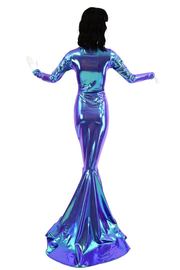 Moonstone Puddle Train Gown - Coquetry Clothing