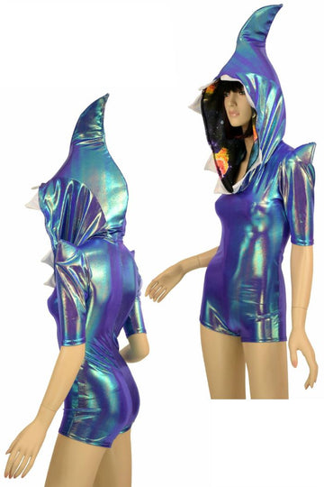 Moonstone Shark Romper - Coquetry Clothing
