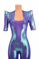Moonstone Sharp Shoulder Catsuit - Coquetry Clothing