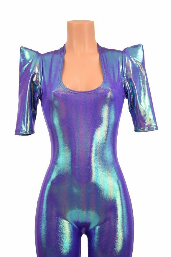 Moonstone Sharp Shoulder Catsuit - Coquetry Clothing