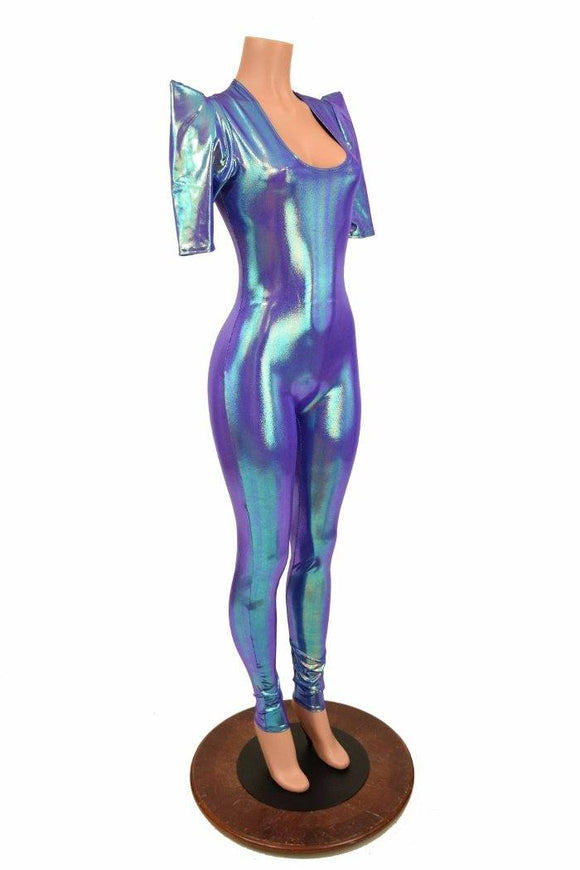 Moonstone Sharp Shoulder Catsuit - Coquetry Clothing