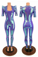 Moonstone Sharp Shoulder Catsuit - 1
