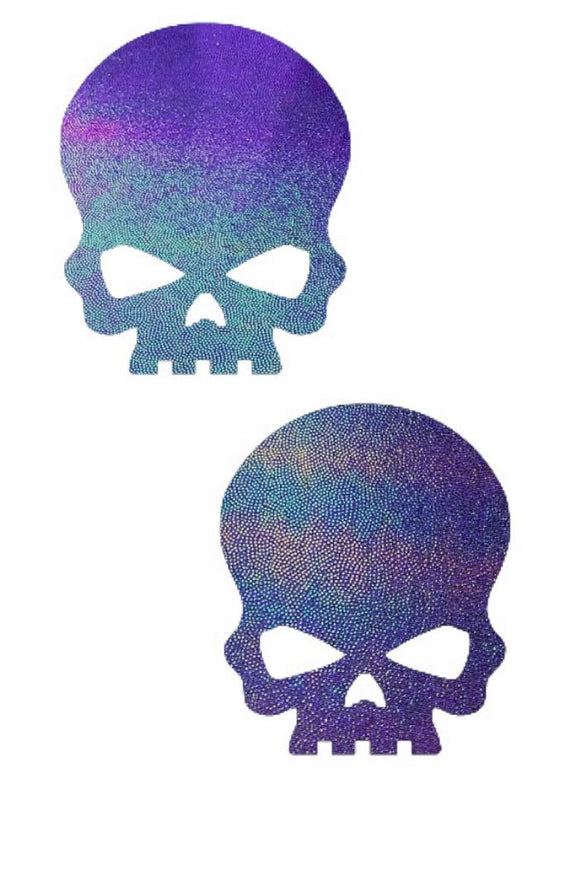Moonstone Skulls Pasties - Coquetry Clothing