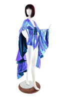 Moonstone Sorceress Sleeve Romper with Laceup - Coquetry Clothing