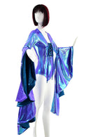 Moonstone Sorceress Sleeve Romper with Laceup - Coquetry Clothing