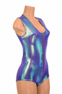 Moonstone Zipper Front Romper - 2