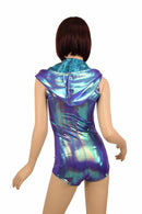 Moonstone Zippered Hoodie Romper - Coquetry Clothing