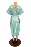 Neon Flux and Seafoam Batwing Catsuit - Coquetry Clothing