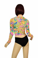 Neon Flux Crop Top - Coquetry Clothing