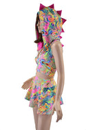Neon Flux Dragon Crop & Skirt Set - 1