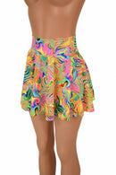 Neon Flux Mini Rave Skirt - Coquetry Clothing