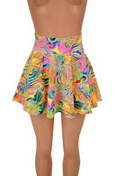 Neon Flux Mini Rave Skirt - Coquetry Clothing