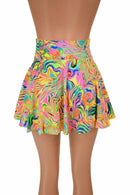 Neon Flux Mini Rave Skirt - Coquetry Clothing