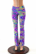 Neon Glow Worm Boot Cut Leggings - 1