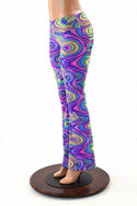 Neon Glow Worm Boot Cut Leggings - 5