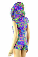 Neon Glow Worm Romper - Coquetry Clothing
